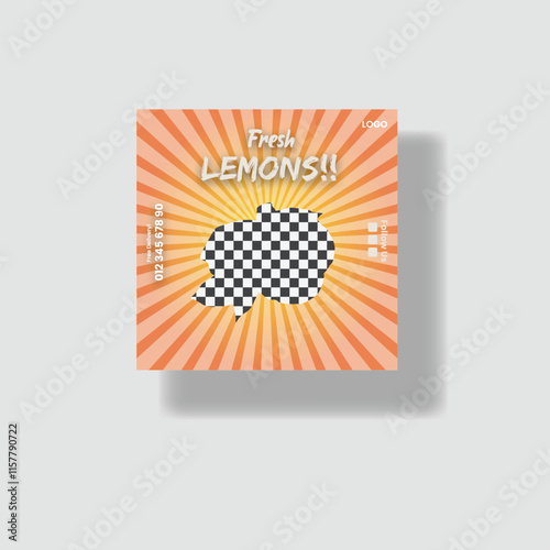 Lemon Social Media Post Design