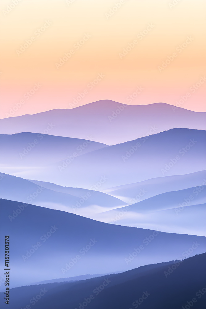 Ethereal Sunset Over Rolling Hills: A Timeless Dance of Light and Shadow Awash on Serene Landscape Ethereal Sunset Over Rolling Hills: A Timeless Dance of Light and Shadow Awash on Serene Landscape