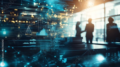 Legal Team Reviewing Compliance Procedures Infographic