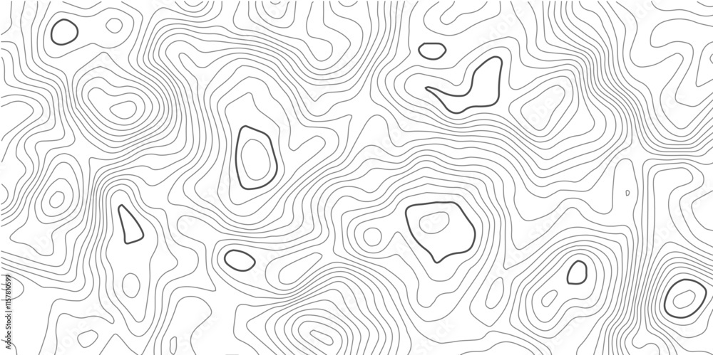 Abstract dark grey on white contours vector topography stylized height of the lines. The concept of a conditional geography scheme and the terrain path. Ultra wide. Map vector terrain Illustration. Abstract dark grey on white contours vector topography stylized height of the lines. The concept of a conditional geography scheme and the terrain path. Ultra wide. Map vector terrain Illustration.