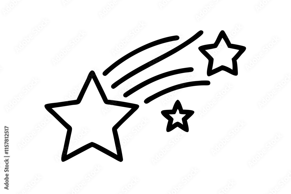 Obraz premium Shooting Star icon