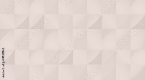 Abstract Geometric Pattern: A minimalist design featuring a subtle, embossed pattern of overlapping squares and triangles, creating a tactile and textural effect.