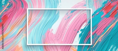Abstract Pastel Swirls: A Vibrant Canvas of Color and Texture