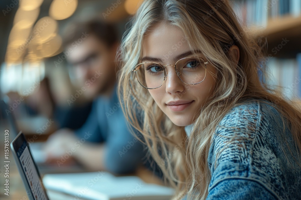 A young learner is attending a virtual lesson and doing schoolwork from home. A young learner is attending a virtual lesson and doing schoolwork from home.