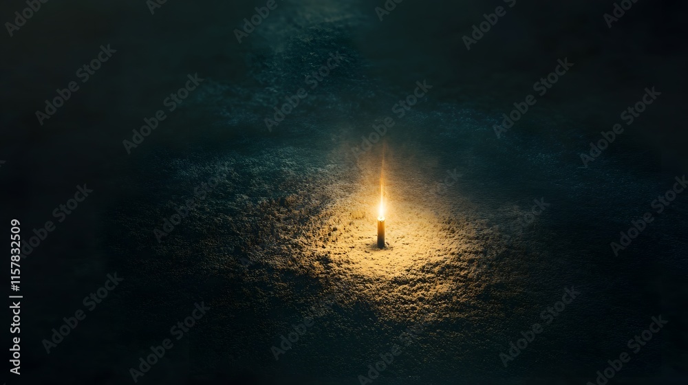 Obraz premium Light and Shadow: A Struggle Between Hope and Despair