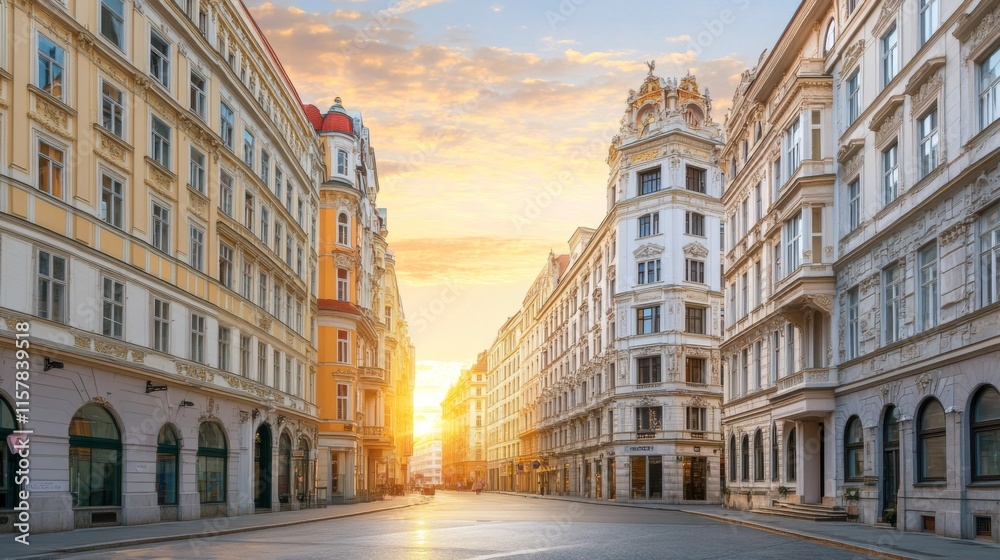 Stunning Architecture in Golden Hour Light Stunning Architecture in Golden Hour Light