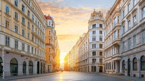 Stunning Architecture in Golden Hour Light