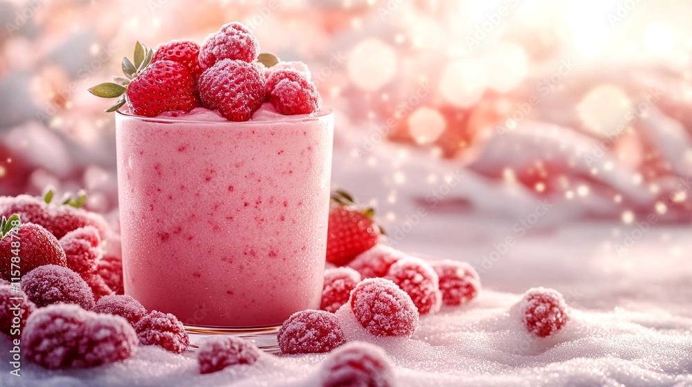 raspberry smoothie in a glass raspberry smoothie in a glass