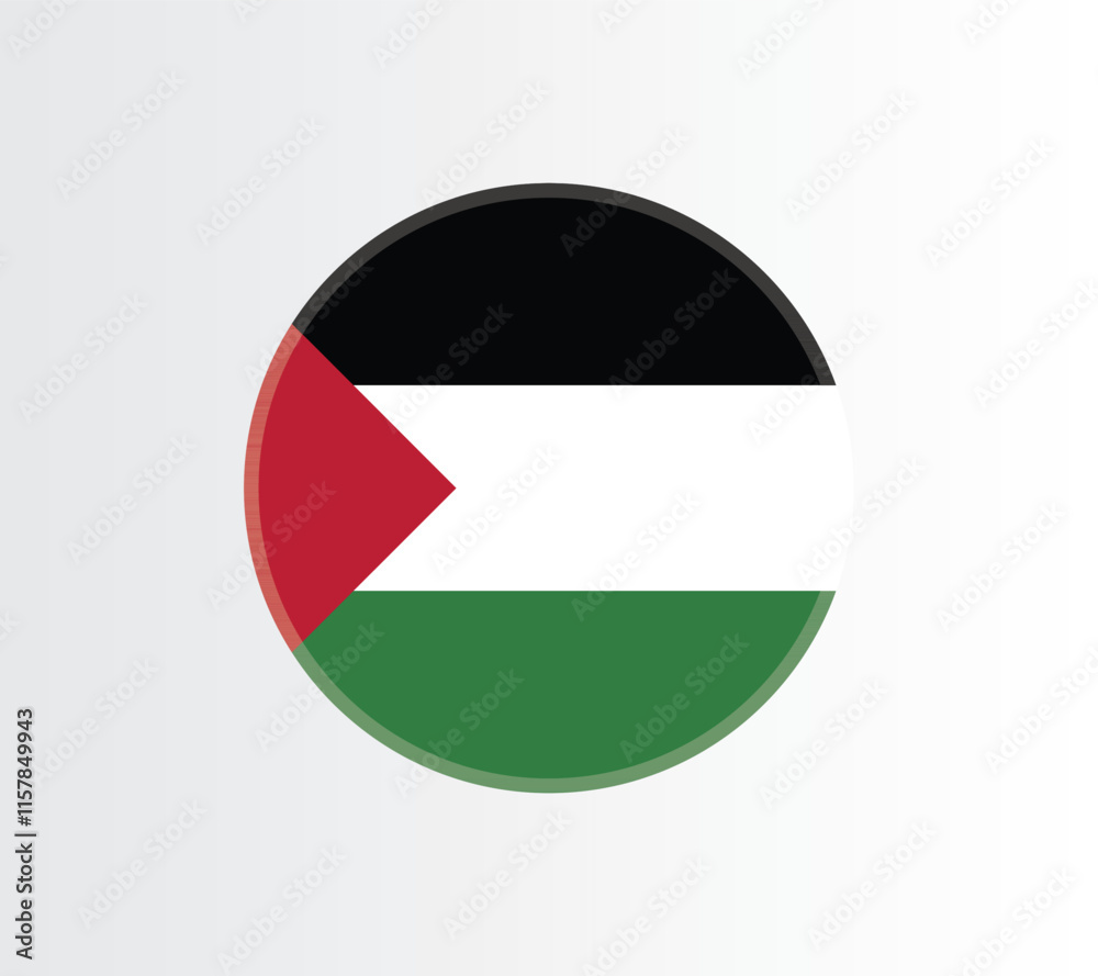 Palestine country flag concept with grunge design suitable for a logo icon design	