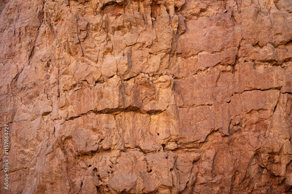 Fragment of a sandstone wall of Red canyon in Israel Fragment of a sandstone wall of Red canyon in Israel