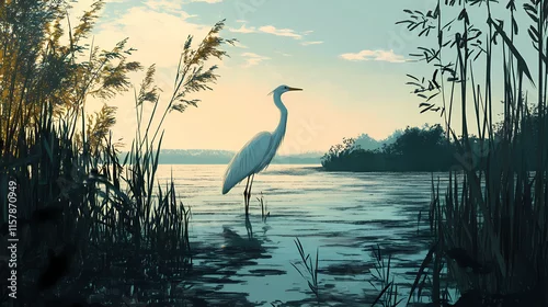 Fototapeta Ptaki ptaki kasiora szczecin poland trawel. Thalassic. Illustration