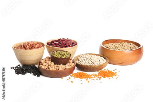Assortment of healthy legum...