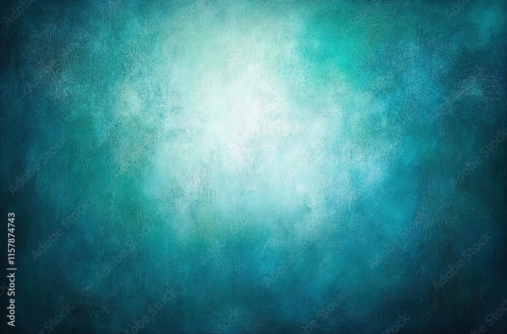 Obraz premium Abstract background with light blue and green tones vintage texture with grainy effects 