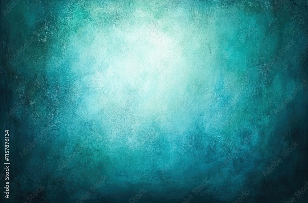 Fototapeta premium Abstract background with light blue and green tones vintage texture with grainy effects 