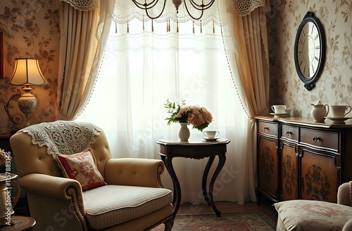 Chic Grandma Living Room - Nostalgic Interior