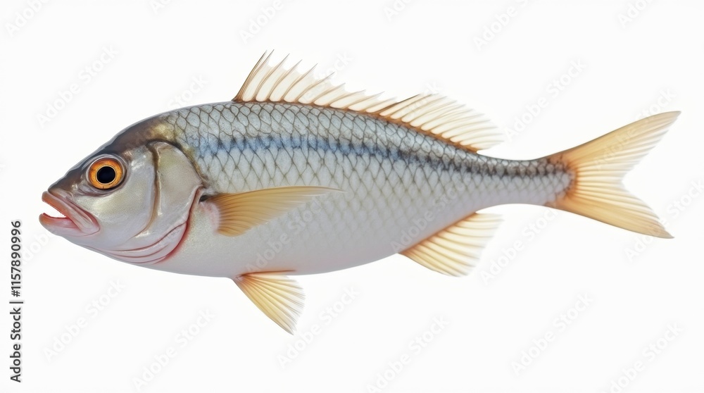 Fototapeta premium fish white background