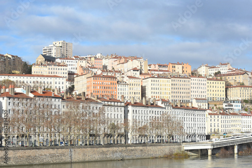 Lyon, France. Quartier de la Croix Rousse photo