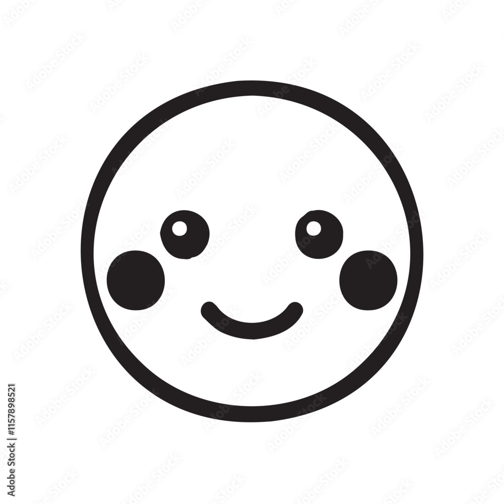 A cheerful and friendly smiling face icon, perfect for conveying happiness, joy, or positivity in various designs. This simple image is ideal for use in apps, websites, and promotional materials. A cheerful and friendly smiling face icon, perfect for conveying happiness, joy, or positivity in various designs. This simple image is ideal for use in apps, websites, and promotional materials.