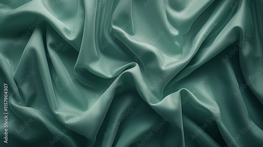 Fototapeta premium charming turquoise fabric texture background