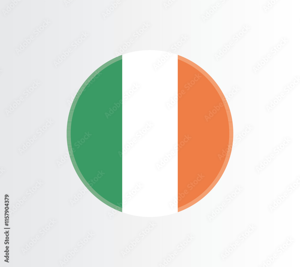 Ireland country flag concept with grunge design suitable for a logo icon design Ireland country flag concept with grunge design suitable for a logo icon design