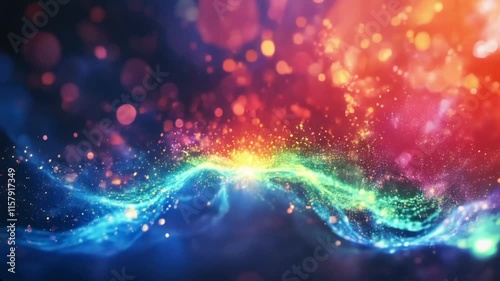 Bokeh abstract background - loop