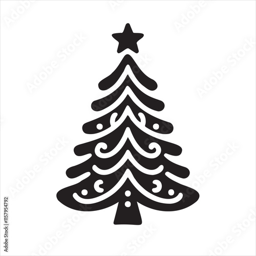 christmas tree vector