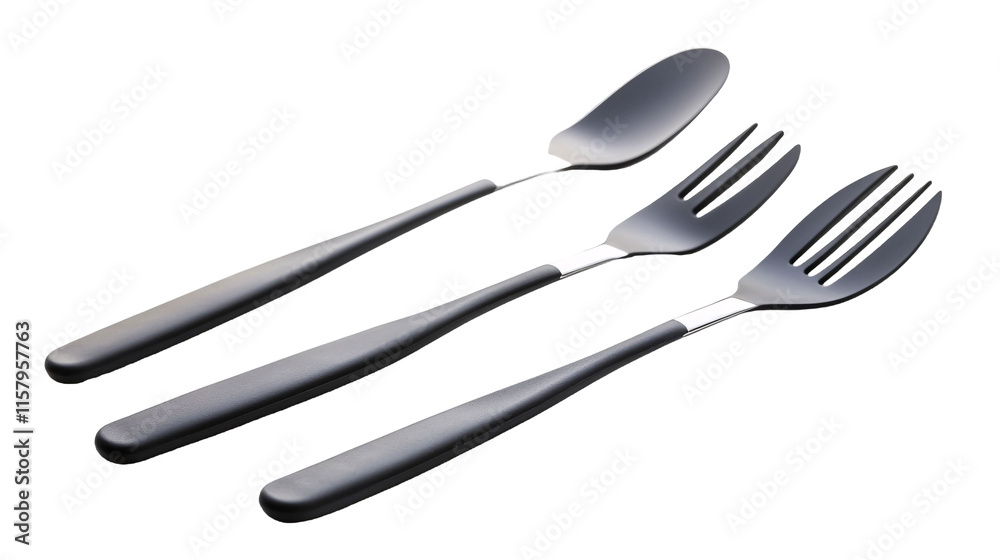 Mixing Spatula Set for Smooth Stirring - Isolated on White Background Mixing Spatula Set for Smooth Stirring - Isolated on White Background