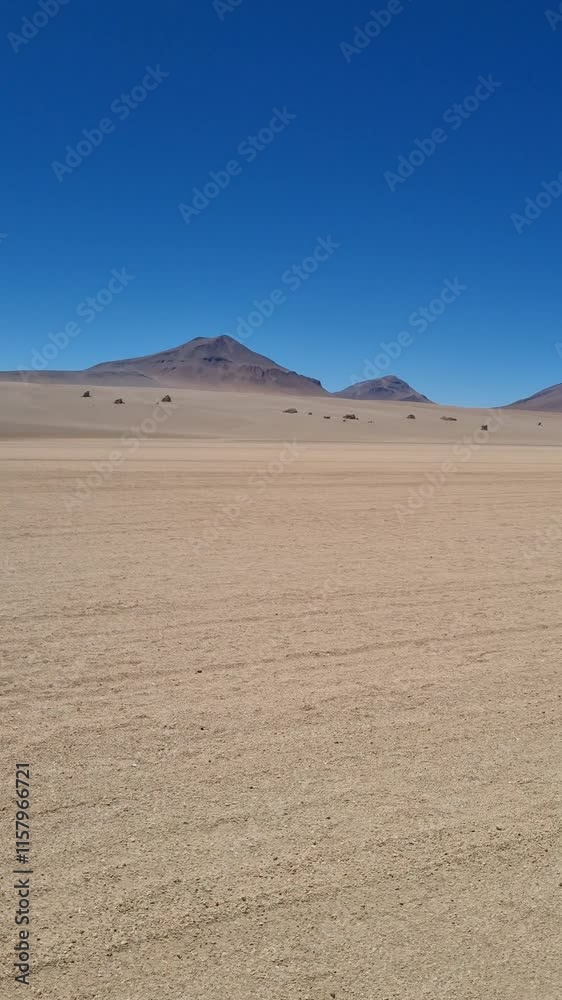 Lagoons, volcanoes and geysers in the Uyuni desert Lagoons, volcanoes and geysers in the Uyuni desert