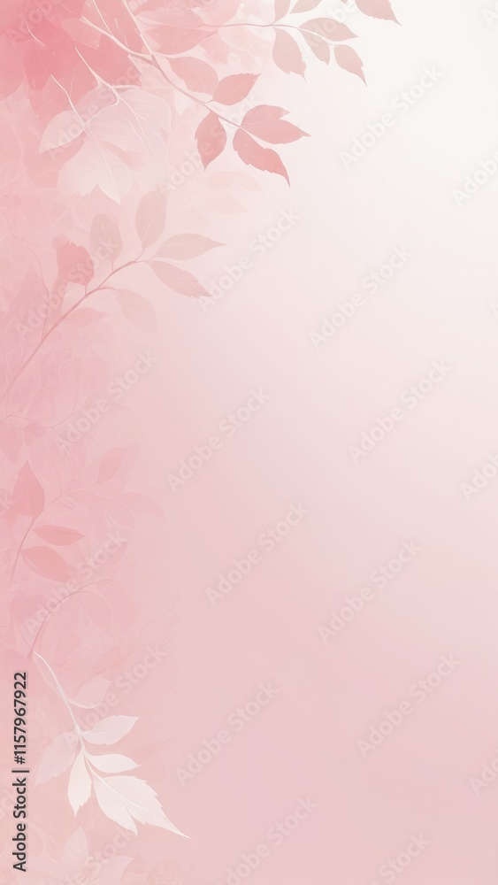 Pink gradient background with ащппн floral elements
Pink gradient background with ащппн floral elements