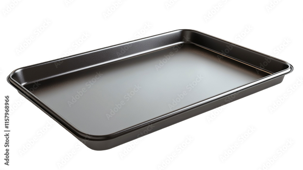 Non-Stick Baking Sheet for Easy Cleanup - Isolated on White Background Non-Stick Baking Sheet for Easy Cleanup - Isolated on White Background
