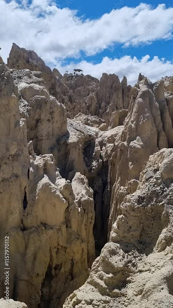 Incredible Moon Valley in Bolivia Incredible Moon Valley in Bolivia