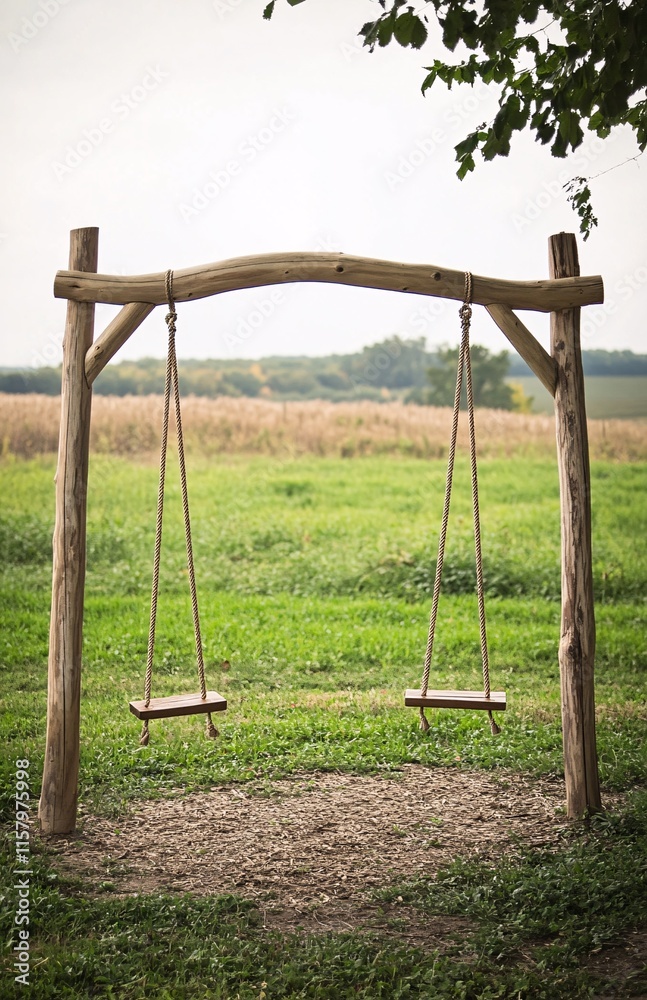 Fototapeta premium swing in the park