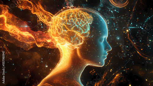 Extraordinary quest for unknown auriferous prospects. generative ai. Auriferous. Illustration