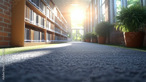 A magical library where books softly whisper their stories aloud, the air filled with the gentle murmur of words, inviting all who enter to listen closely and become part of the tales.