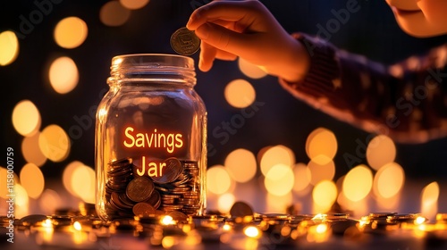 A boy placing coins into a 