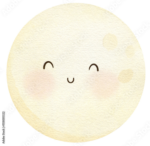 Cute Smile Moon
