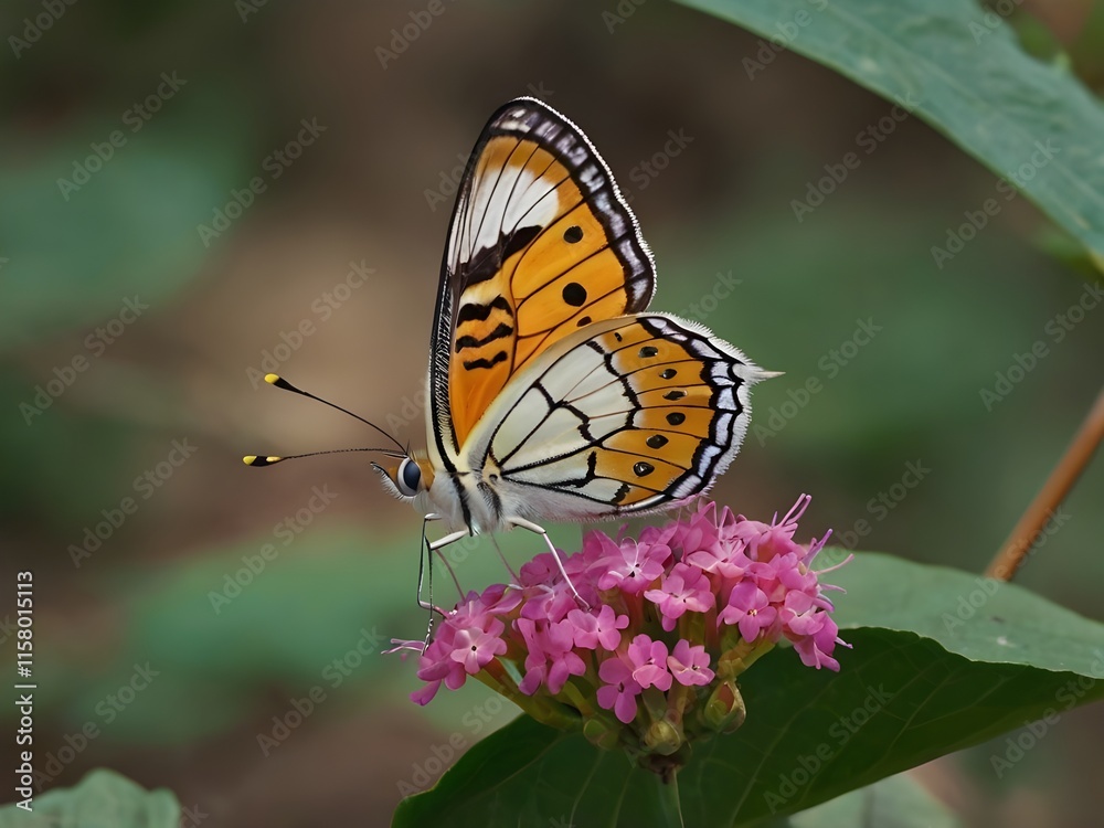 Fototapeta premium Butterflies in Beautiful Nature