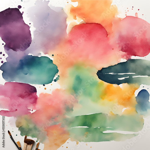 abstract watercolor background