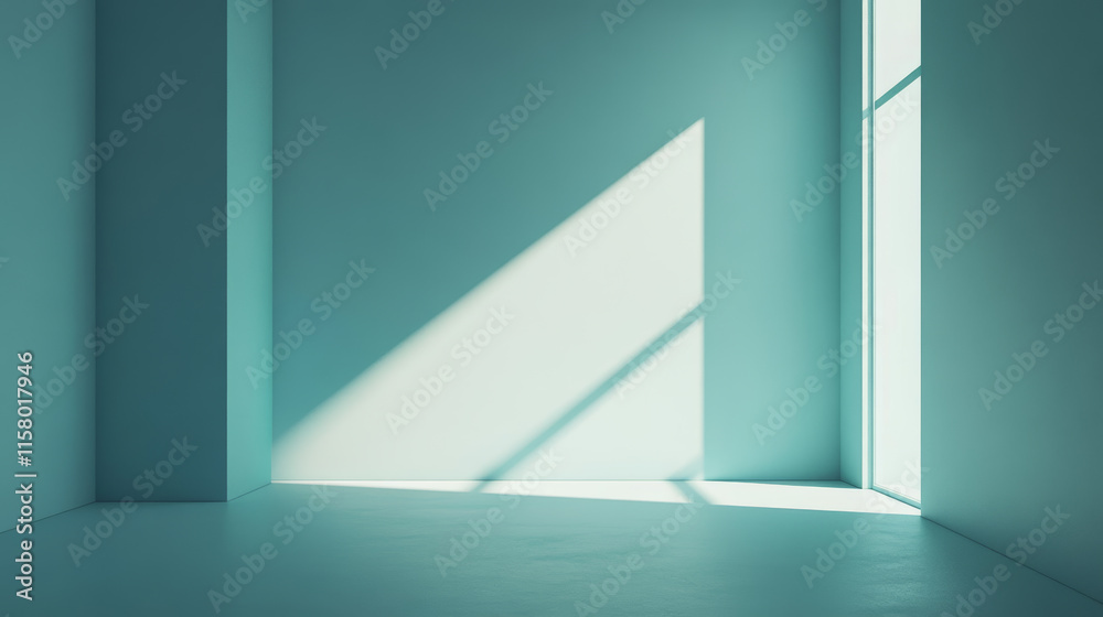 Obraz premium room with window and shadows