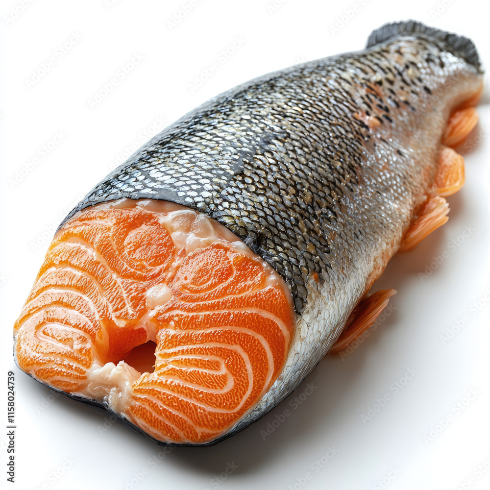 fresh raw salmon