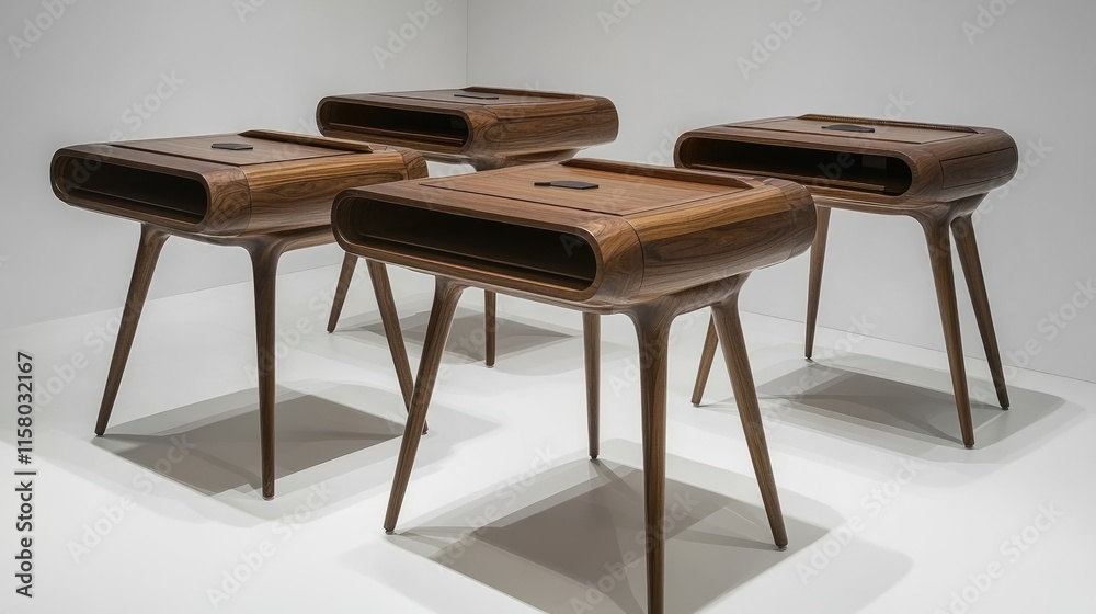 Sleek Modern Wooden Tables with Unique Design for Contemporary Spaces
