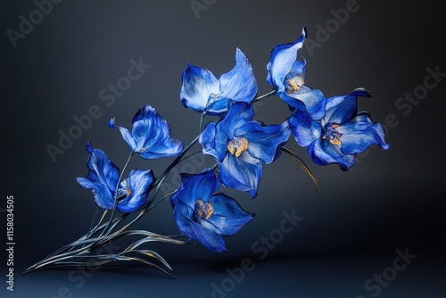 Wallpaper Mural A stunning blue delphinium Torontodigital.ca