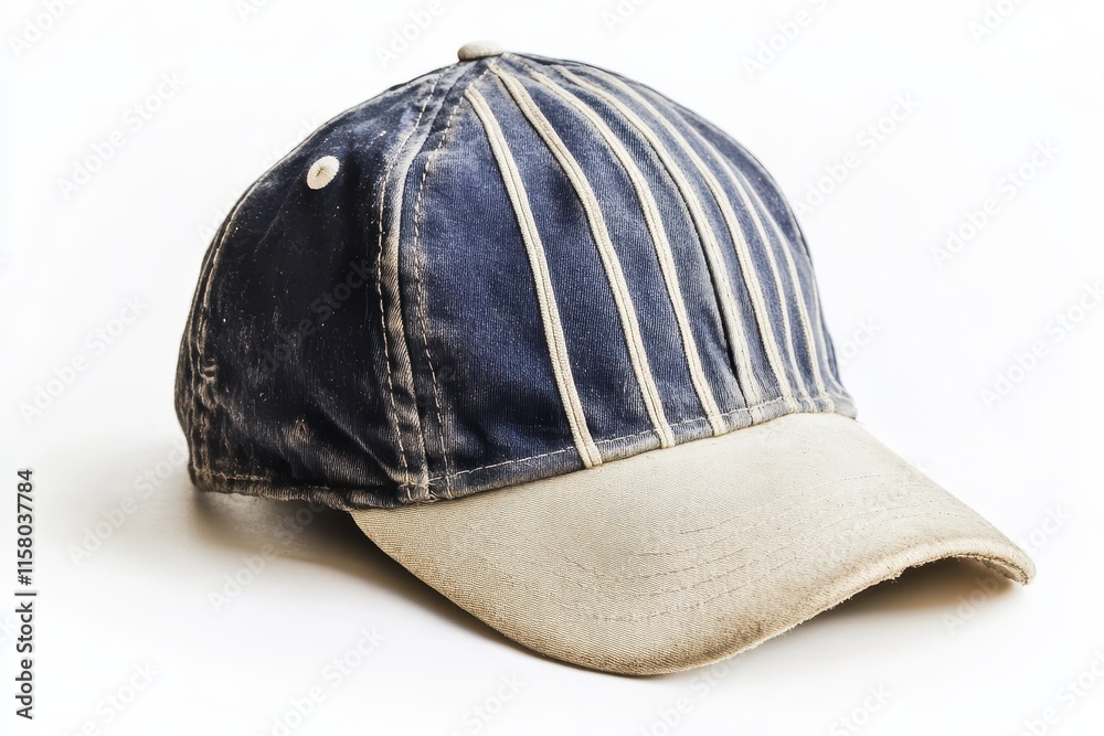 Fototapeta premium Baseball cap on a blank white background