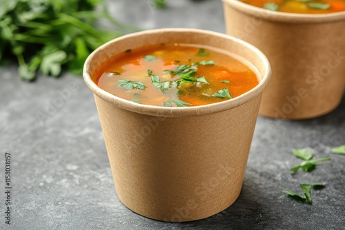 biodegradable soup cup