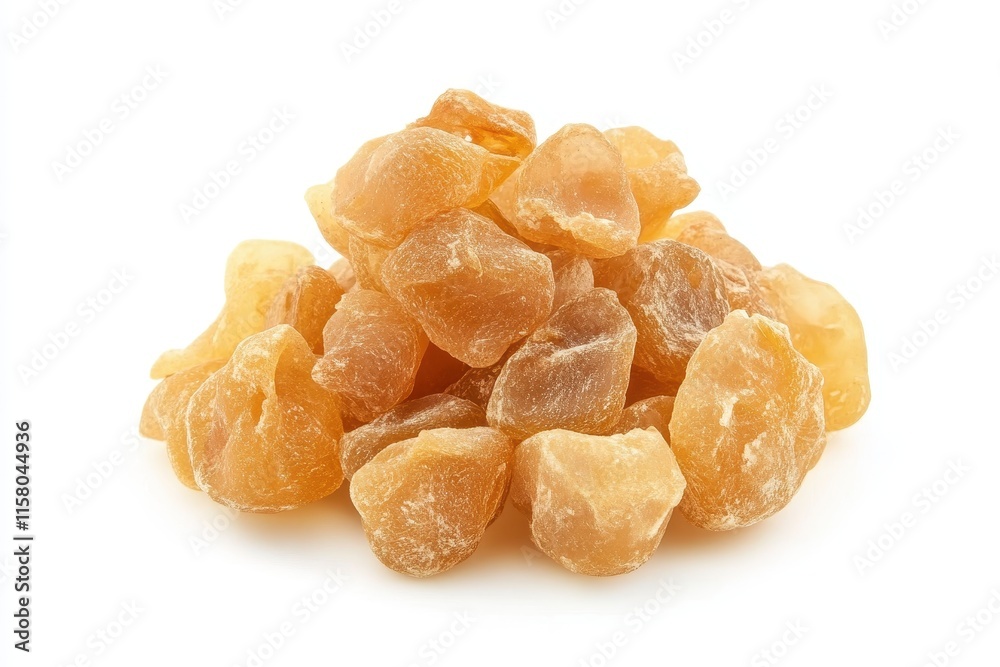 dehydrated longan on white backdrop dehydrated longan on white backdrop