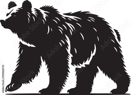 Bear animal silhouette