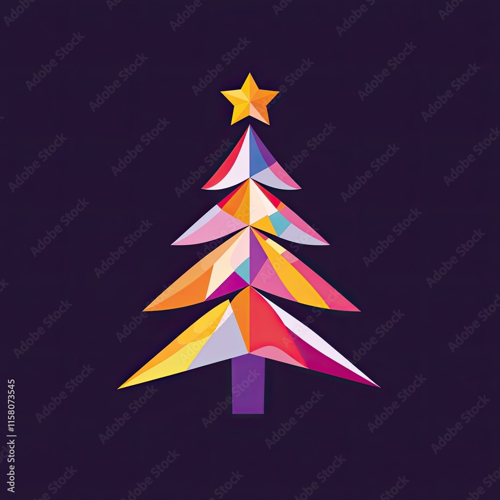 Abstract Christmas Tree