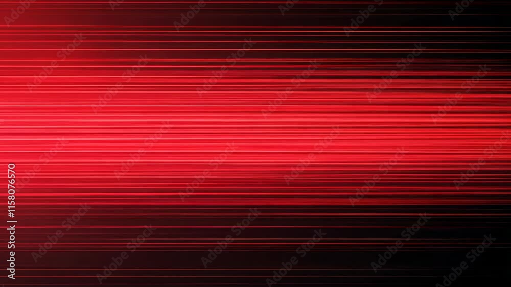 Red light streaks on black background, abstract technology concept
