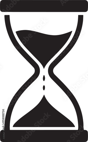 isolated hourglass icon. hourglass symbol  , hourglass Vector,hourglass Silhouette,hourglass icon set, for logo hourglass illustration, Vector Graphic, EPS 10 , clip art work,