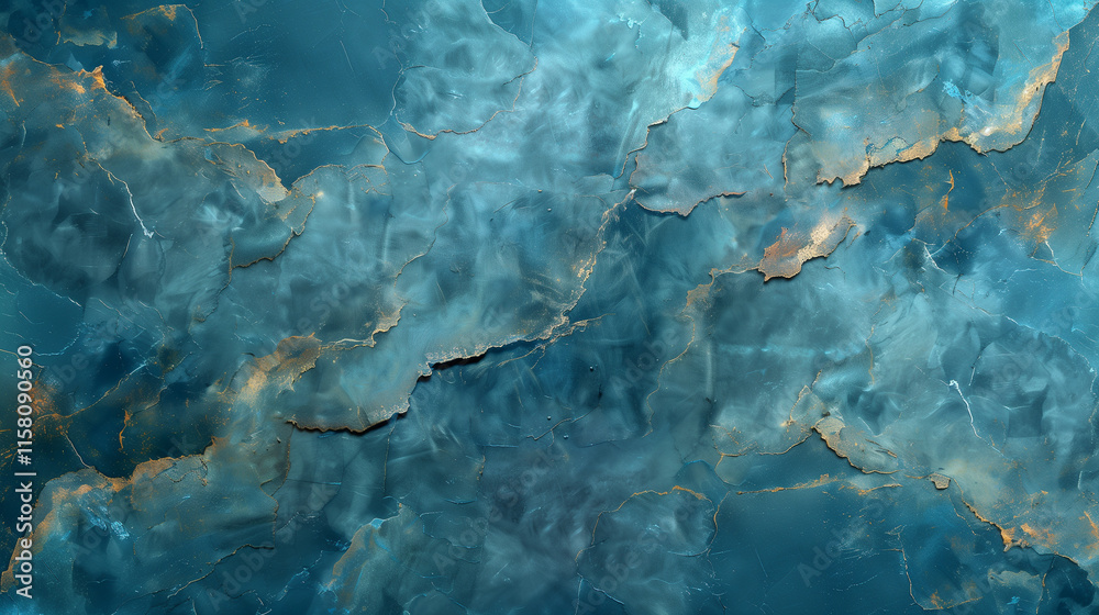 Abstract Teal and Gold Marble Texture.. Abstract Teal and Gold Marble Texture..